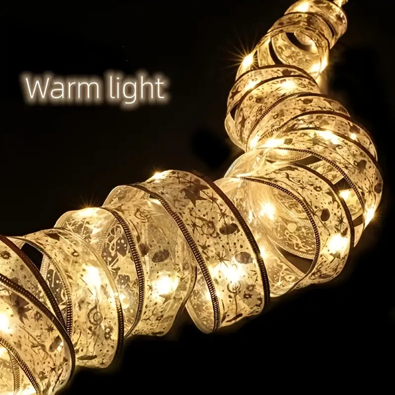 4.0 Meter Christmas Tree Decoration Lights Ribbon-1