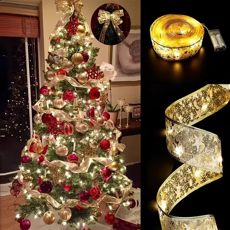 4.0 Meter Christmas Tree Decoration Lights Ribbon-2