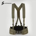 VOTAGOO® Tactical Battle Belt with Detachable Suspenders