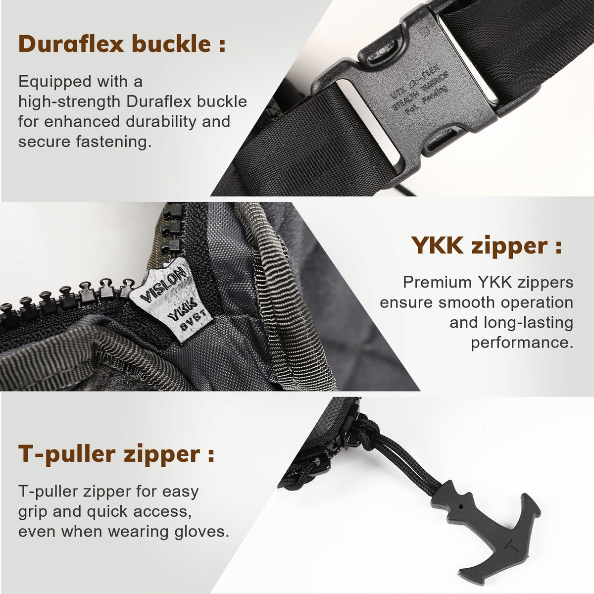 VOTAGOO® Concealed Carry Waist Bag