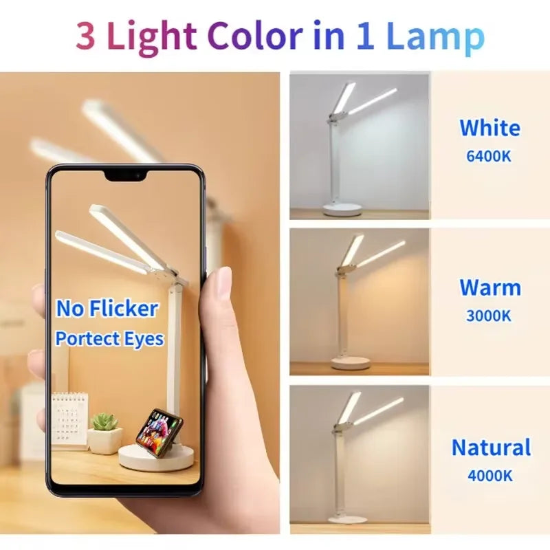 180° Rotatable Rechargeable Led Desk Lamp-4