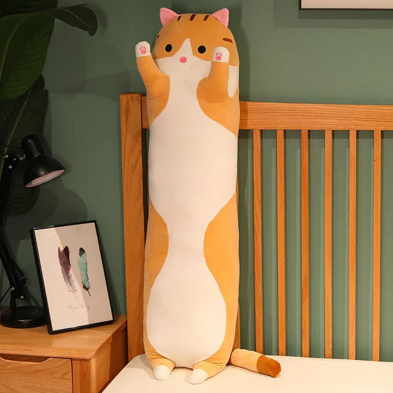 Cute Cat Plush Toy Sleeping Animal Doll-1