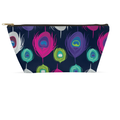 Peacock Splash Accessory Pouch-0