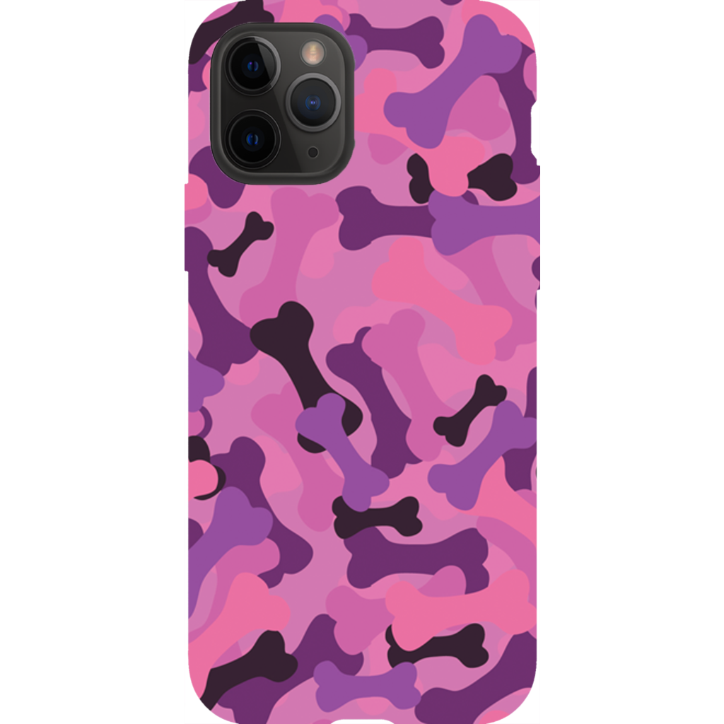 Bone Camo Pink Phone Cases-0