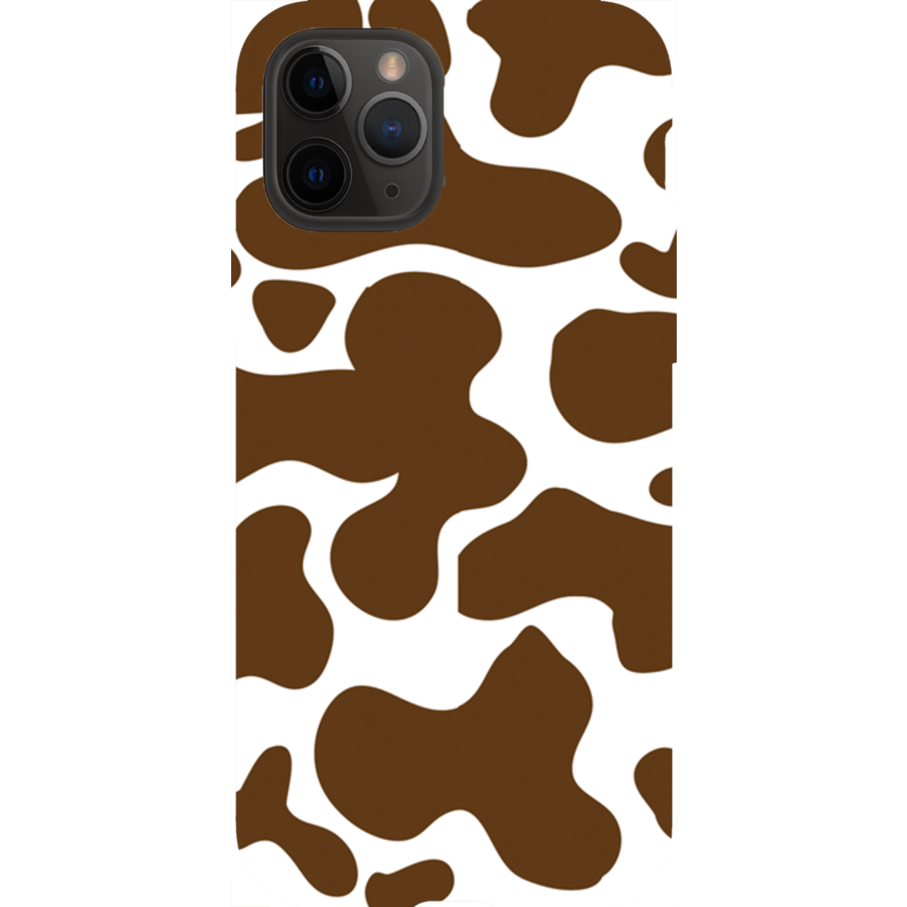 Cowhide Brown Phone Cases-0