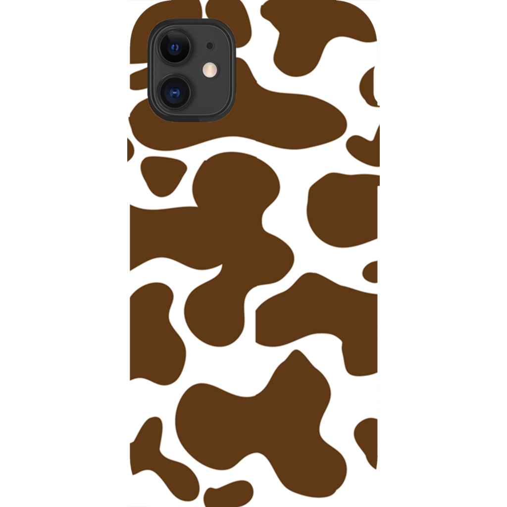 Cowhide Brown Phone Cases-13