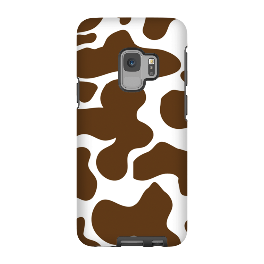 Cowhide Brown Phone Cases-29