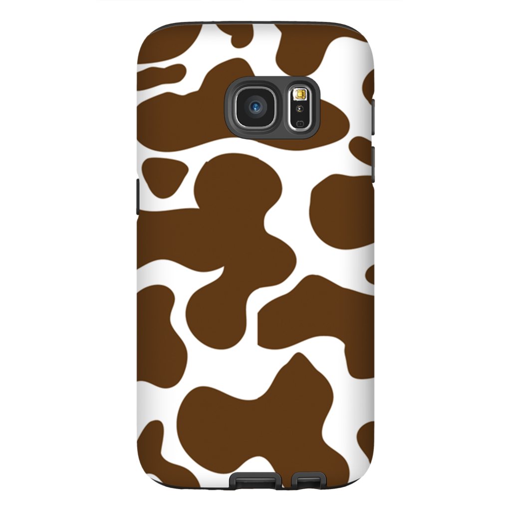 Cowhide Brown Phone Cases-23
