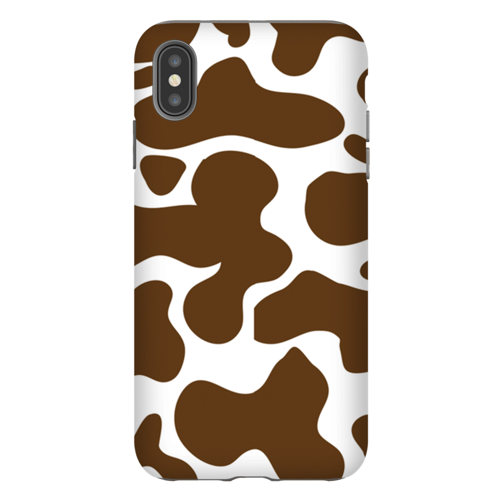 Cowhide Brown Phone Cases-22