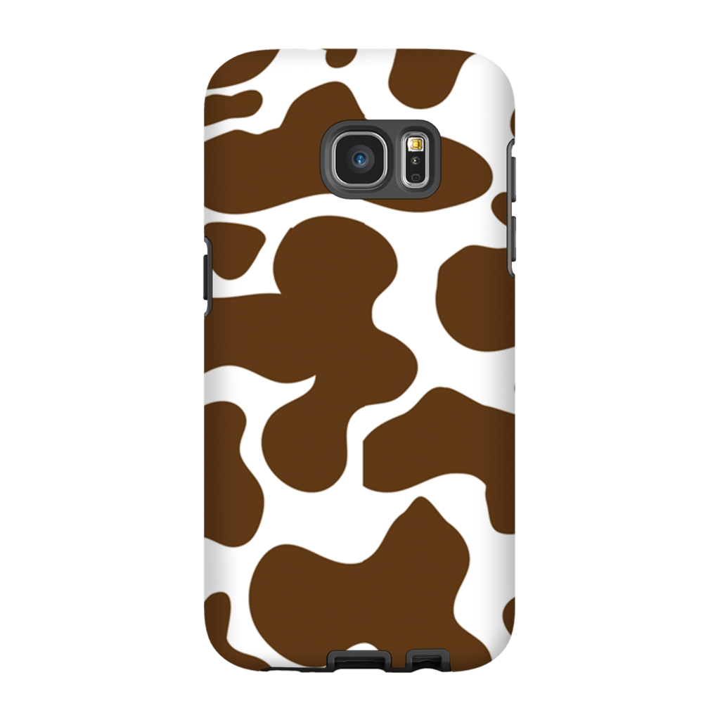 Cowhide Brown Phone Cases-24