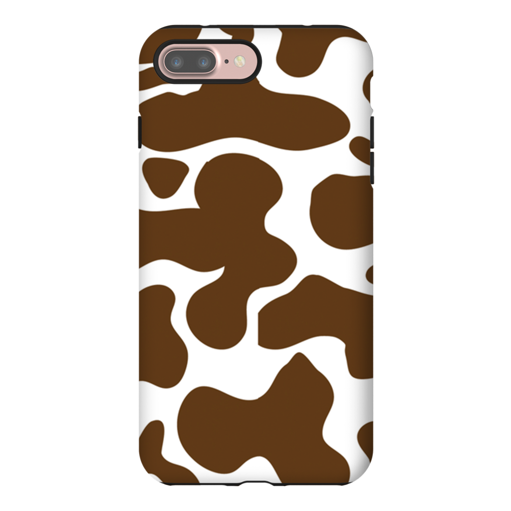 Cowhide Brown Phone Cases-7
