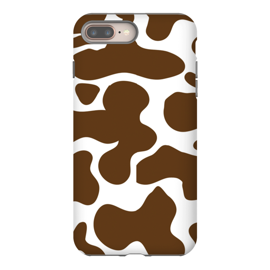Cowhide Brown Phone Cases-10