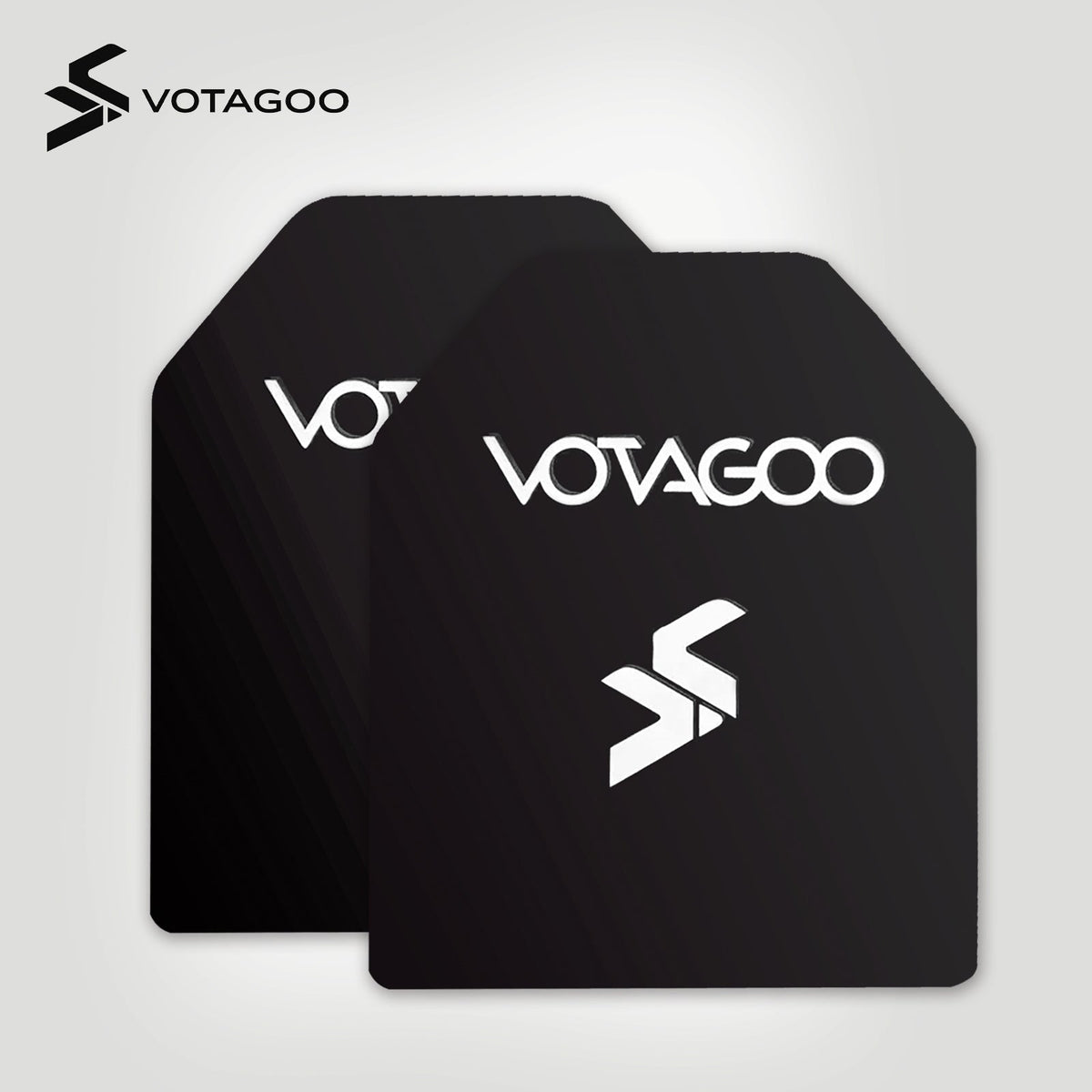 VOTAGOO® Tactical Vest Plug-in Plate 30x24cm (2 Pcs)