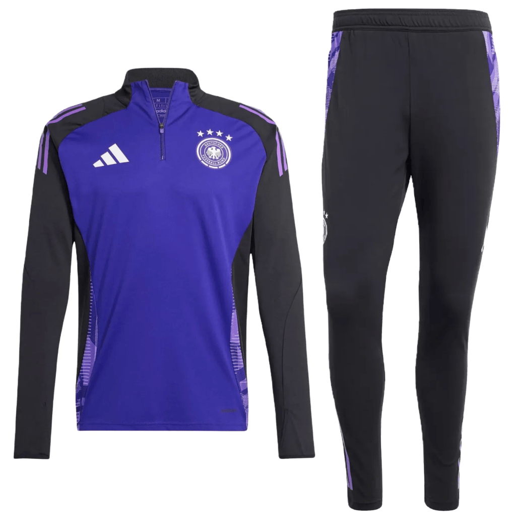 Germany purple/black training technical tracksuit 2024/25 - Adidas-0