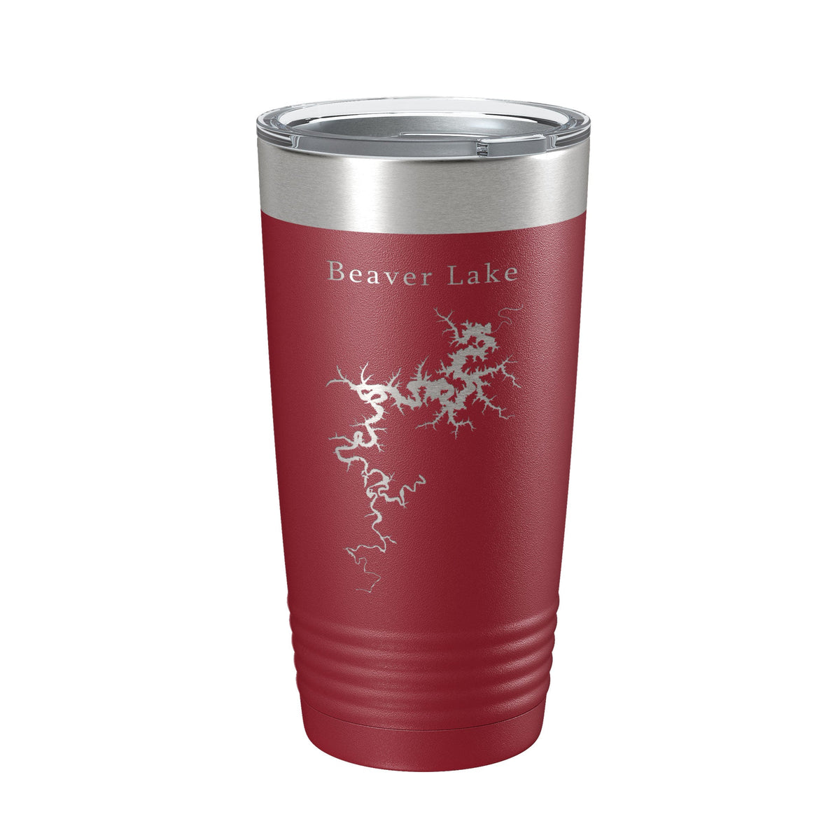Beaver Lake Map Tumbler Travel Mug Insulated Laser Engraved Coffee Cup Arkansas 20 oz-18
