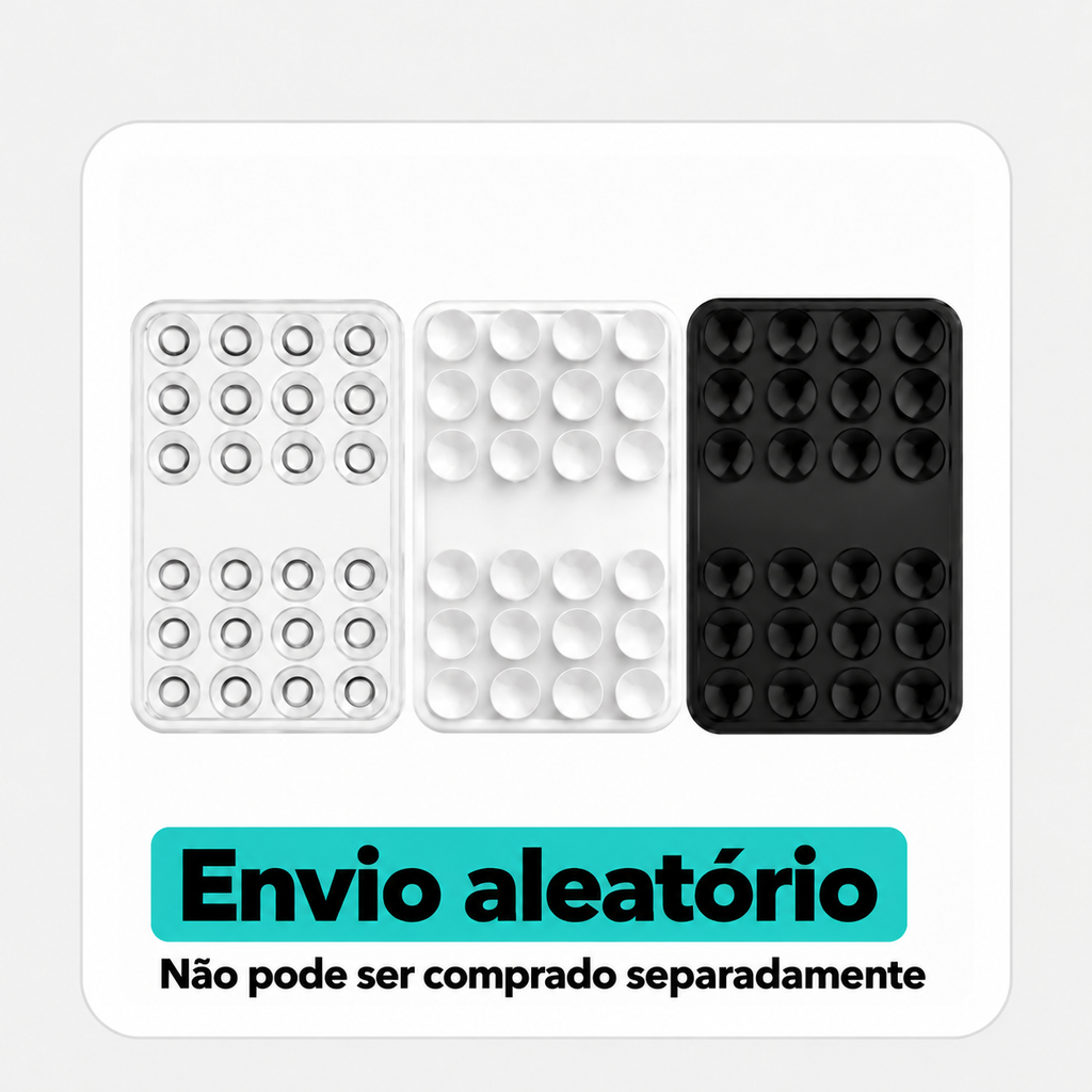 Techancy Suporte Magnetico de Pescoco TI2347 para Telemovel e Camara, Braco Flexivel 70cm, Maos Livres, Cinzento