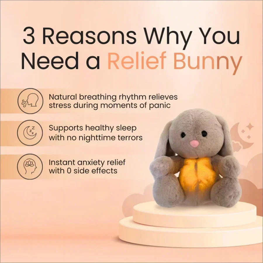 Breathing Teddy Bear With Music & Light-4