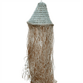 2 Raffia Chandeliers Leaves-0