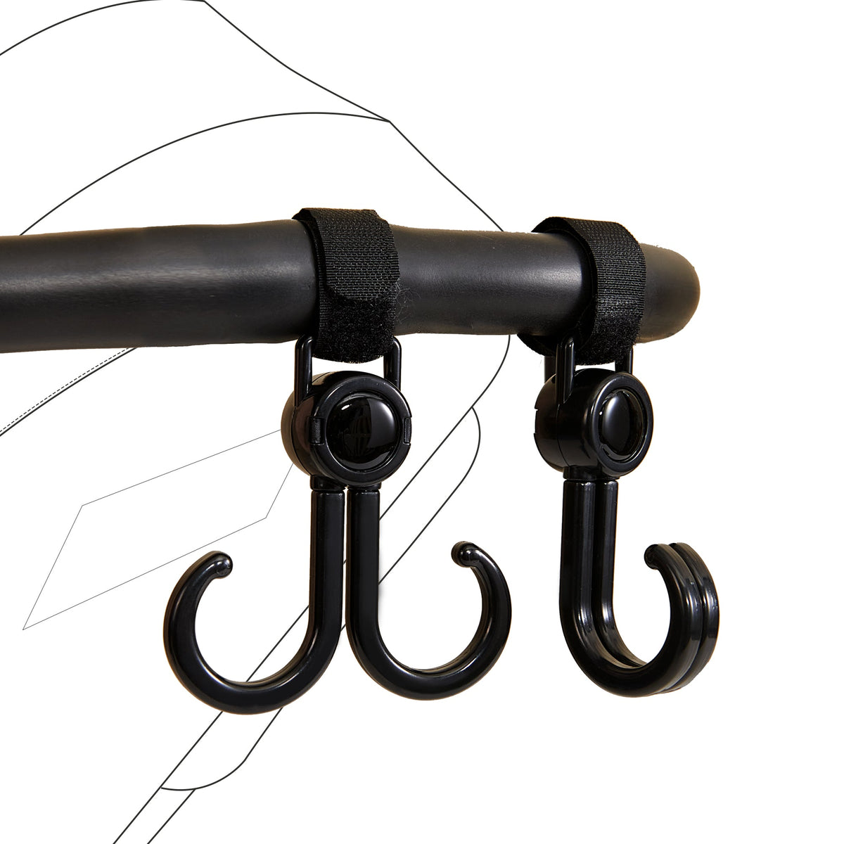Stroller Double Hook 2 Pack-0