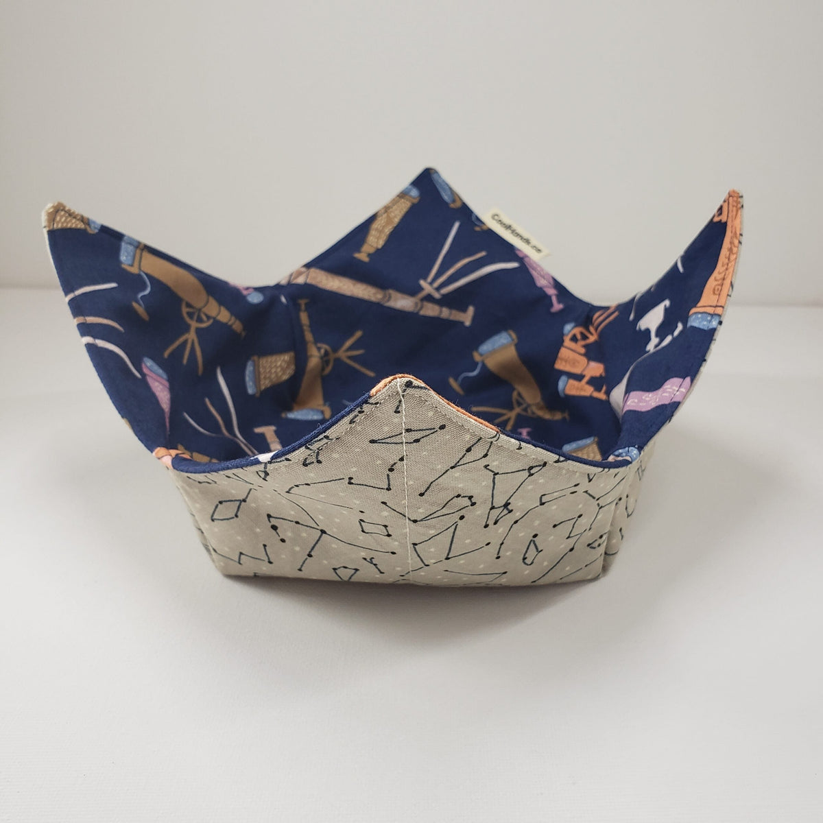100% Cotton Microwavable Bowl Cozy - Star Gazer-4