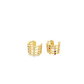 CZ Clear and Multicolor Ear Cuffs-1