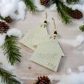 2025 New Home Christmas Ornament Handmade from Clay & Nova Scotia Beach Sand-0