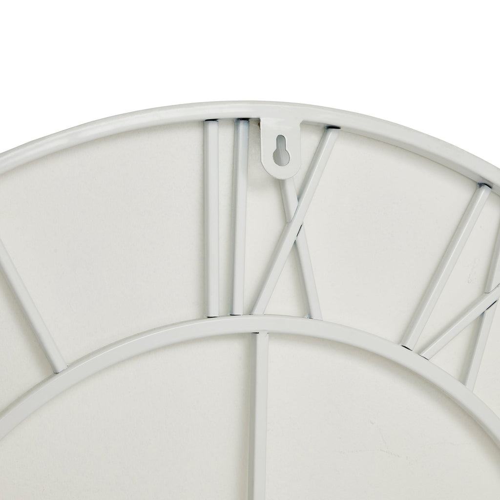 White Skeleton Wall Clock Home Wall Decor