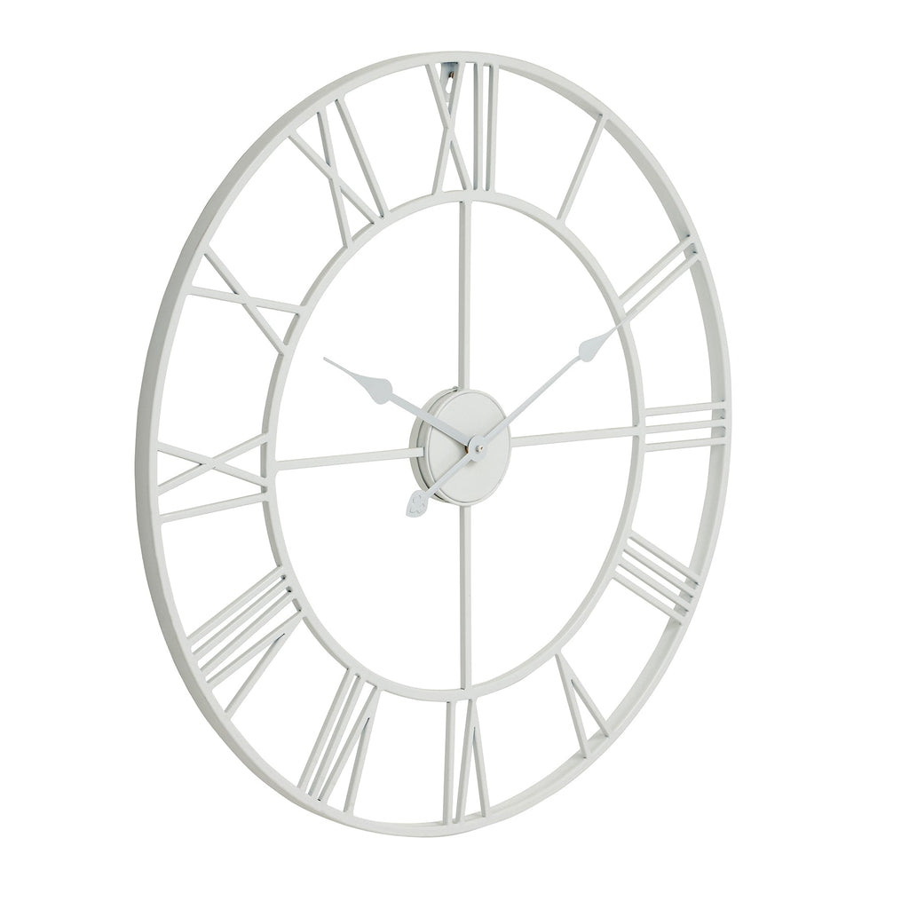 White Skeleton Wall Clock Home Wall Decor