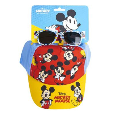Mickey Mouse baseball cap + sunglasses set-0