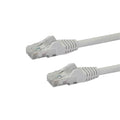 Star Tech 2m CAT6 Ethernet Cable - White CAT 6 Gigabit Ethernet Wire -250MHz 100W PoE RJ45 UTP Network/Patch Cord Snagless w/Strain Relief Individually Tested-0