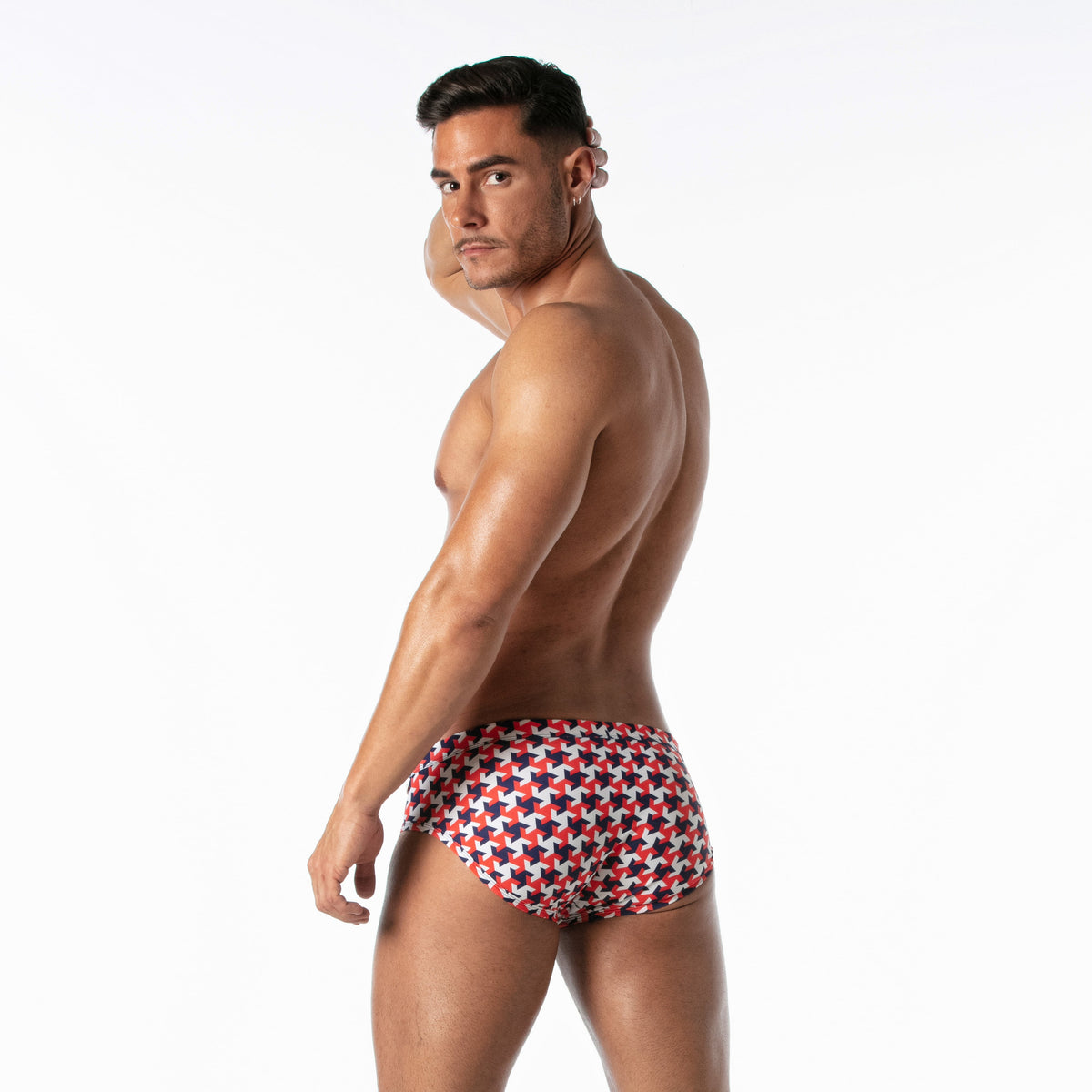 Hamptons Swim Briefs Red