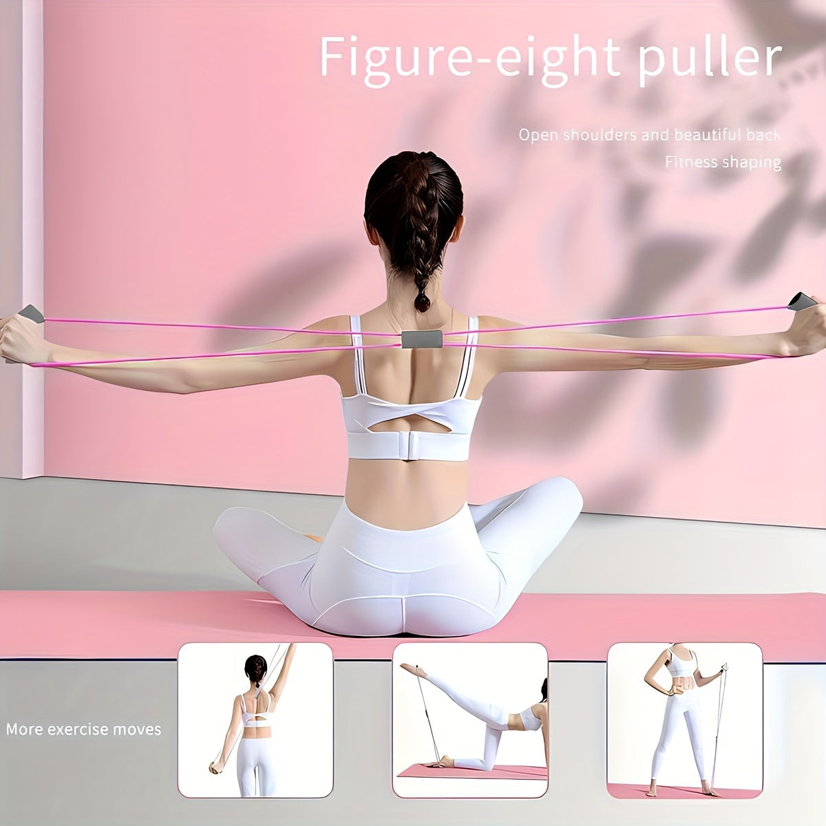 Yoga Pilates Fitness Set with Accessories (8pcs)-2