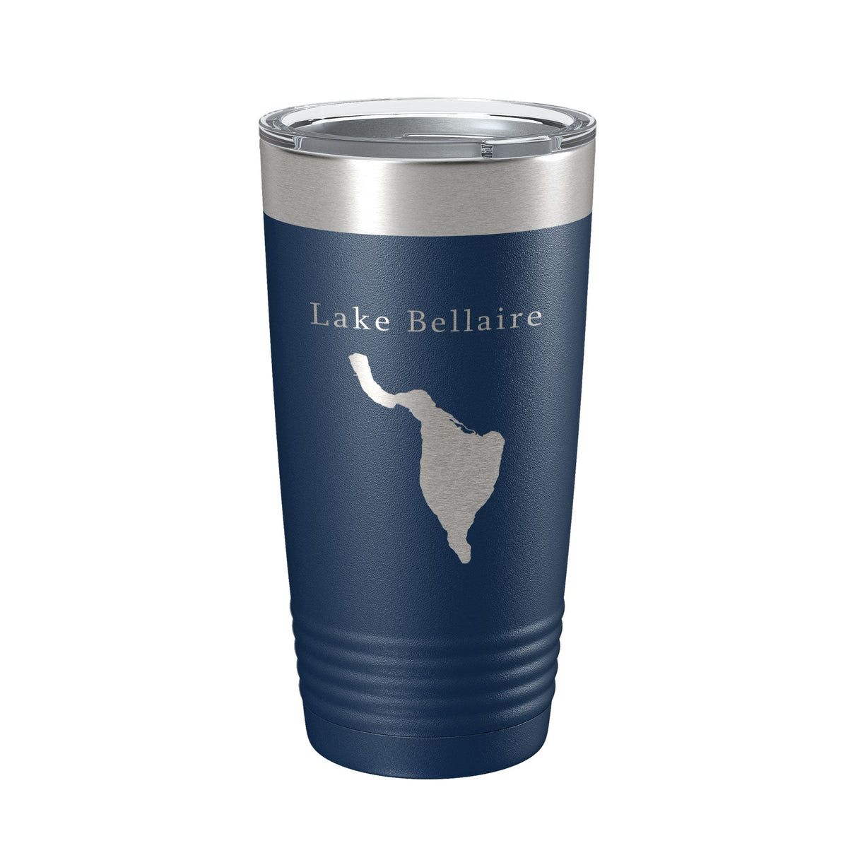 Lake Bellaire Map Tumbler Travel Mug Insulated Laser Engraved Coffee Cup Michigan 20 oz-8