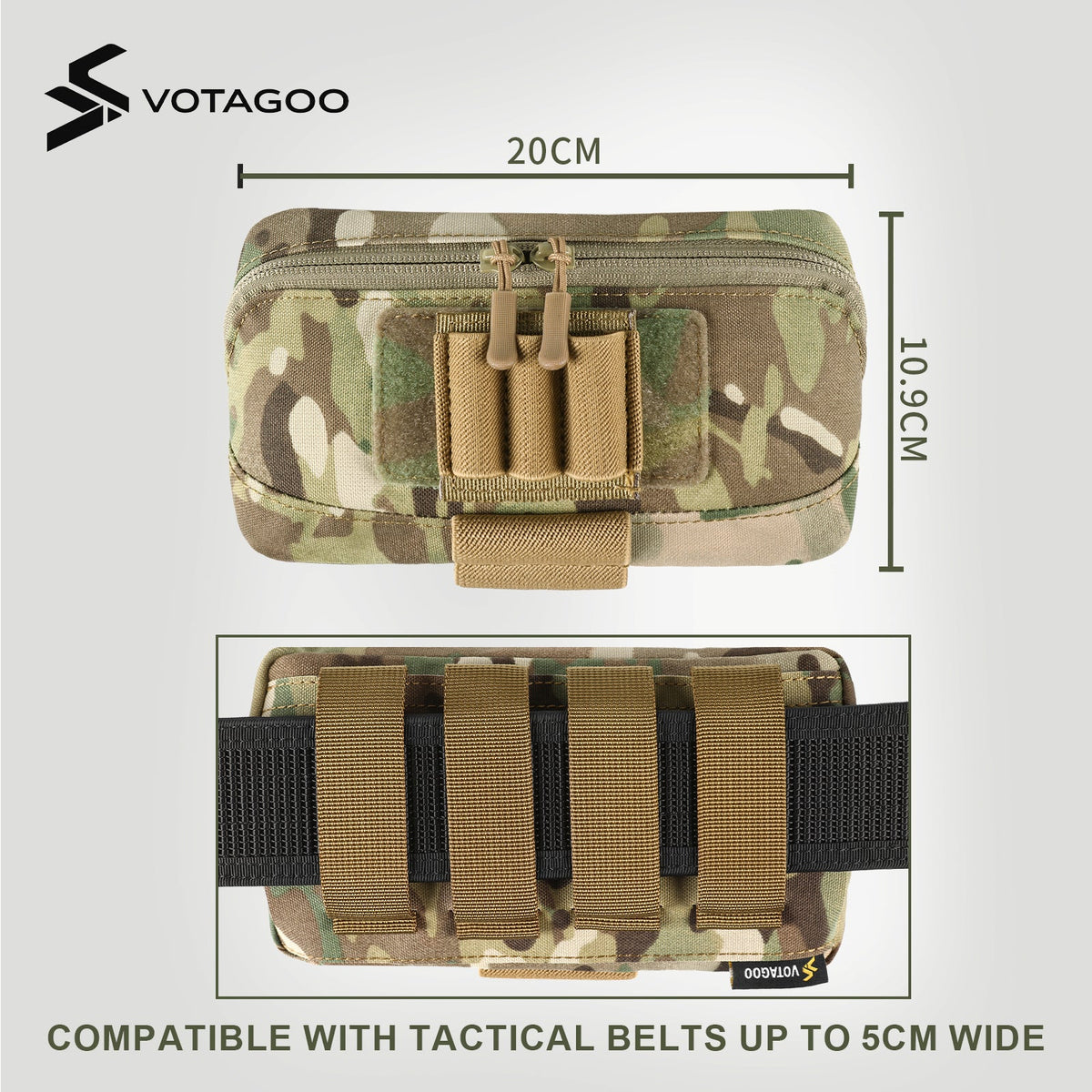 VOTAGOO® Tactical Molle Admin Pouch