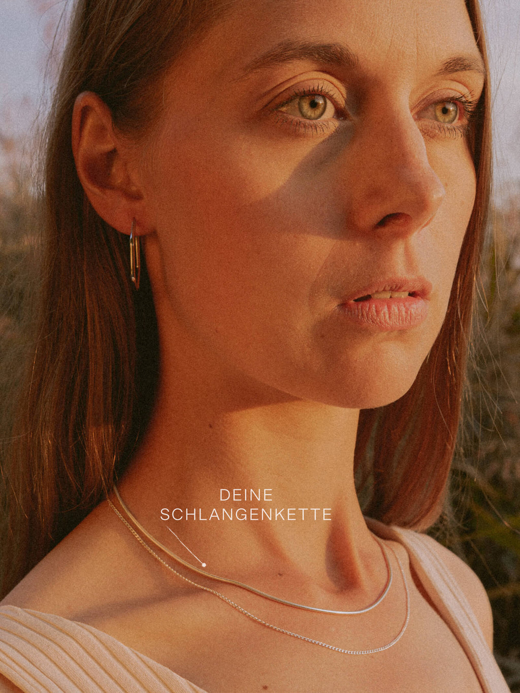 Schlangenkette ETERNITY Dünn Silber