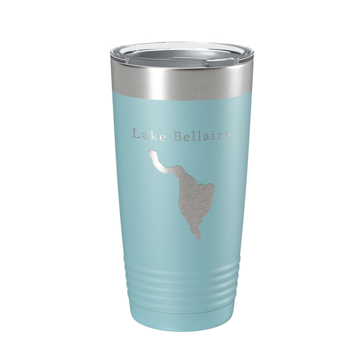 Lake Bellaire Map Tumbler Travel Mug Insulated Laser Engraved Coffee Cup Michigan 20 oz-13