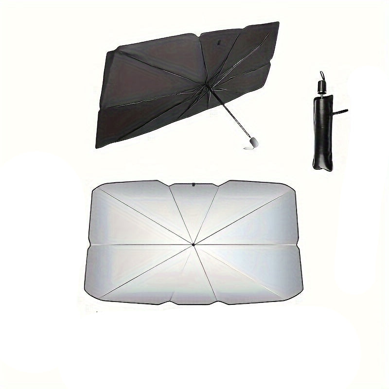 Car Windshield Sunshade Heat Insulation Umbrella Cover-0