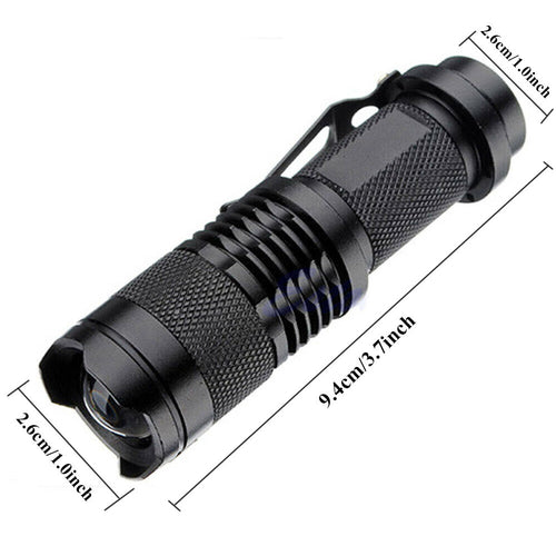 2 Pack UV Flashlight LED Handheld Blacklight Ultra Violet Flashlight
