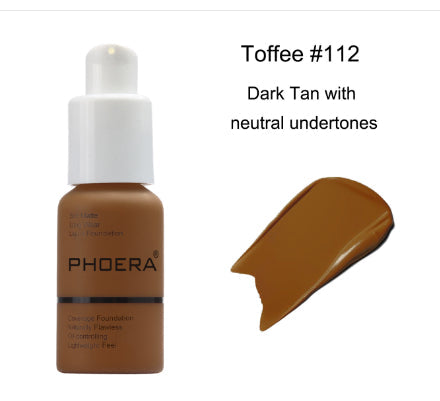 Explosive Press Type Oil Control Natural Color Matte Concealer Foundation Cream-9