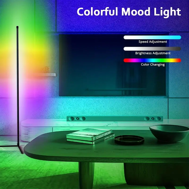 RGB Remote Control Wall Corner Ambient Light - 1.5m Height-3