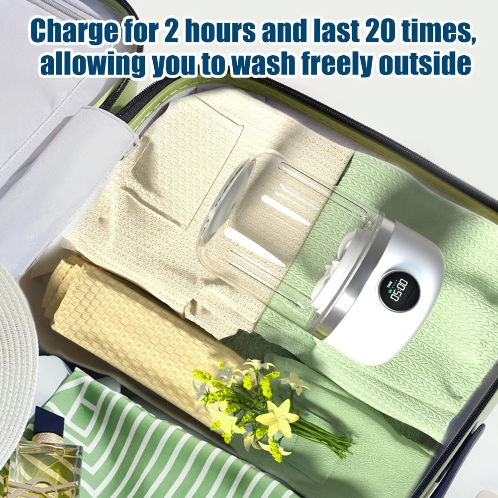 Portable Mini Rechargeable Washing Machine-2
