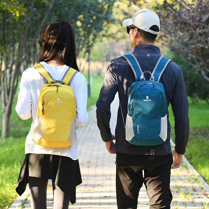 15L Outdoor Leisure Backpack Waterproof & Lightweight, Large Capacity Daypack for Hiking/Camping/Travel-0