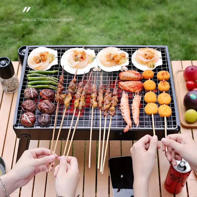 Portable, Foldable BBQ Grill-1