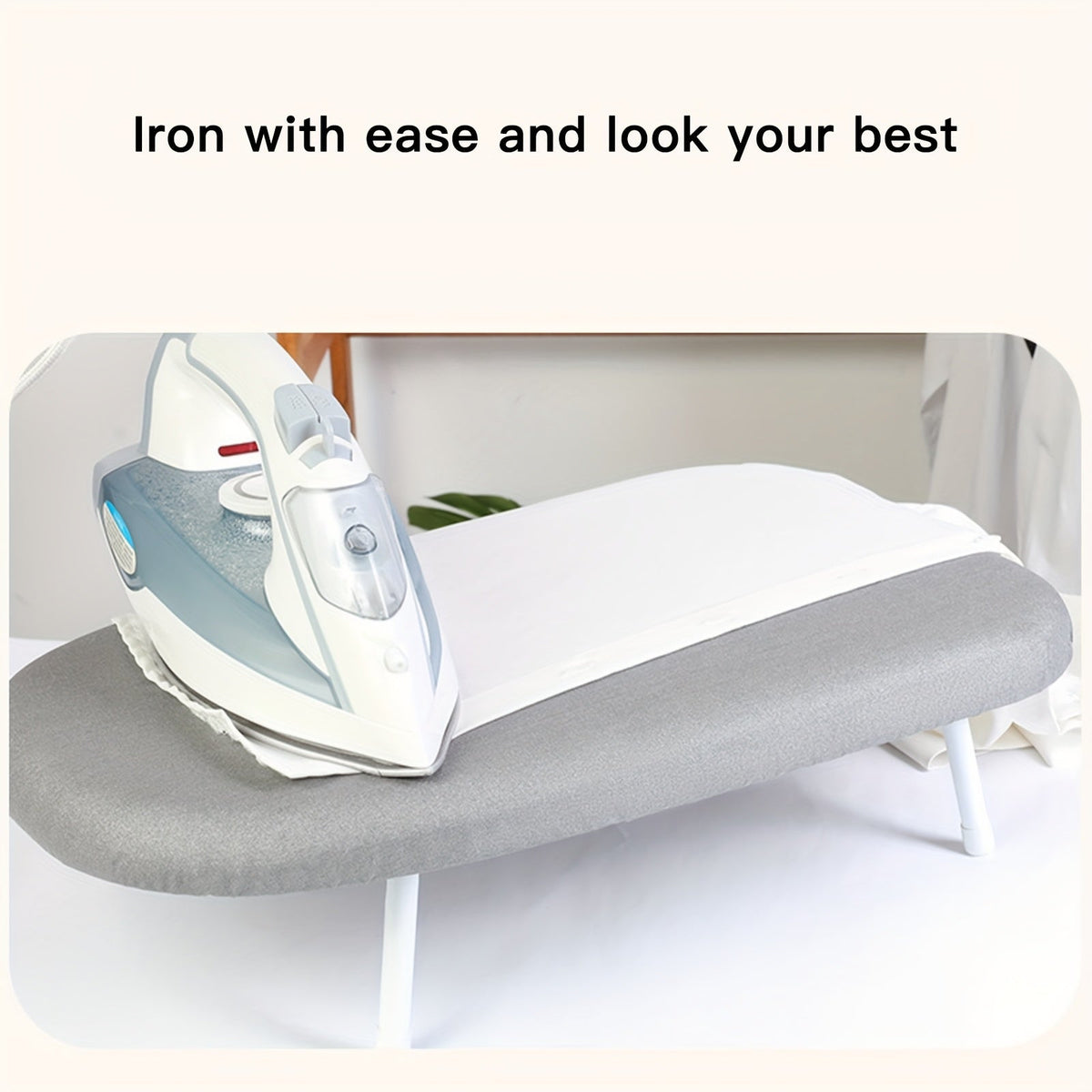 Tabletop Ironing Board with Folding Legs Set-1