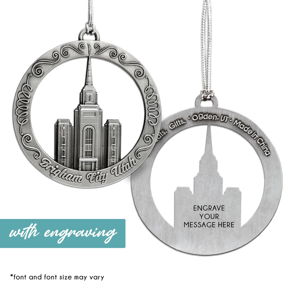 Brigham City Utah Temple Ornament-1