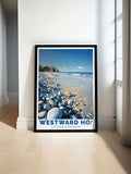 Westward Ho!   Prints - Pebble Ridge Ideal Home Decor - United Kingdom  Travel Posters-0