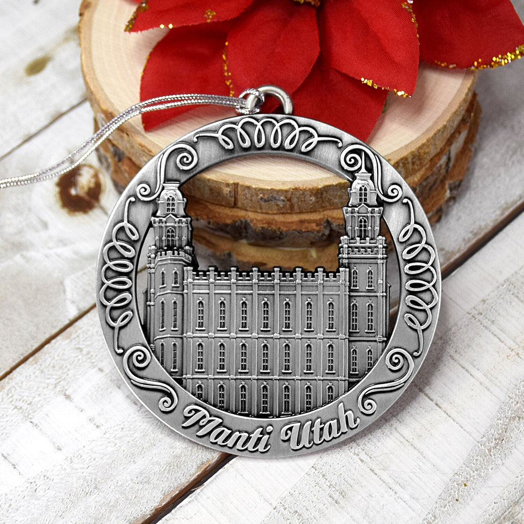 Manti Utah Temple Ornament-4