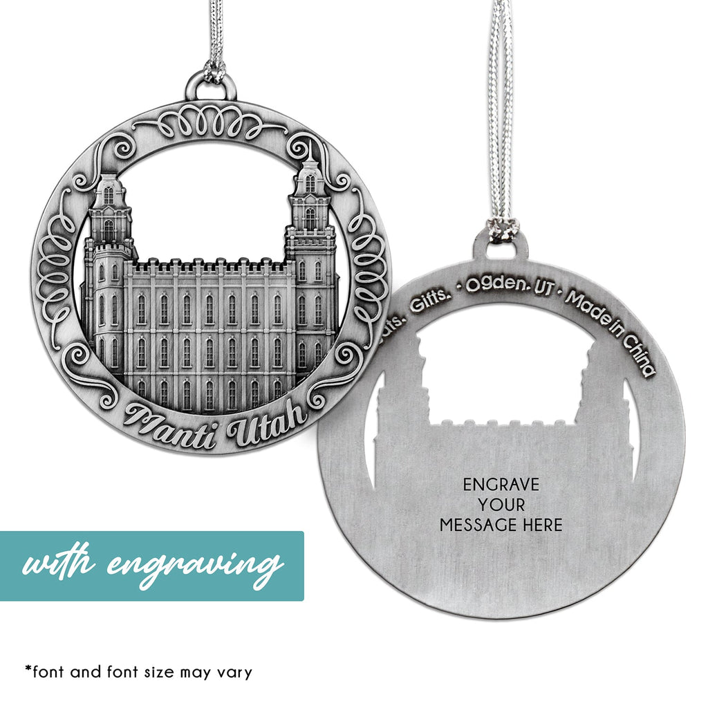 Manti Utah Temple Ornament-1