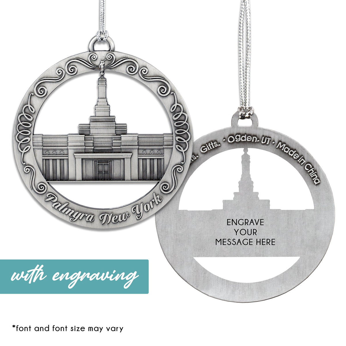 Palmyra New York Temple Ornament-1