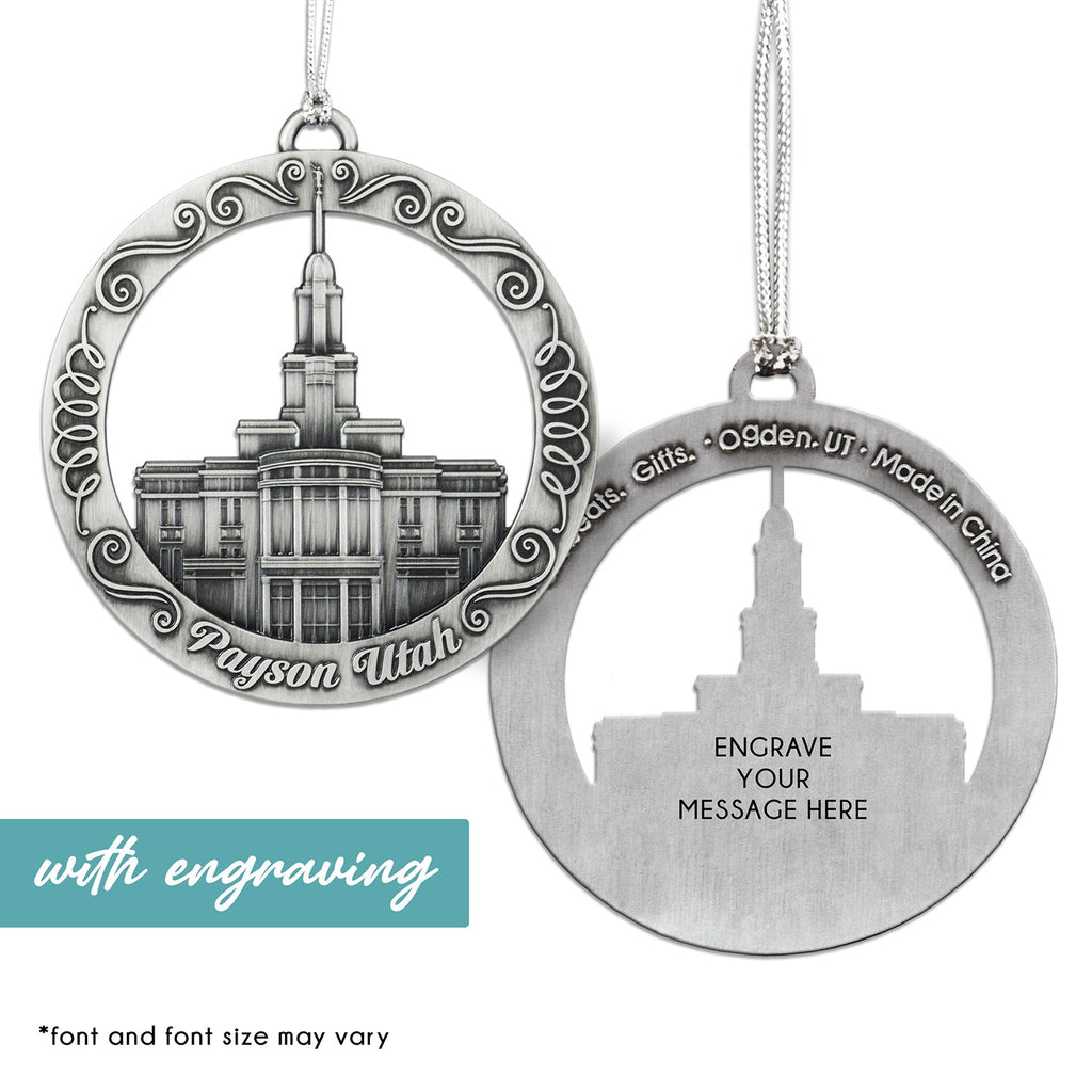 Payson Utah Temple Ornament-1